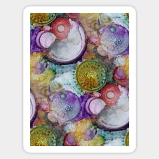 Rainbow Bubbles-Colorful Sea Sticker